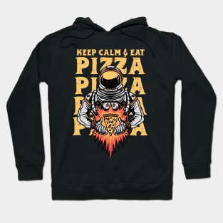 Keep calm and eat pizza Hoodie